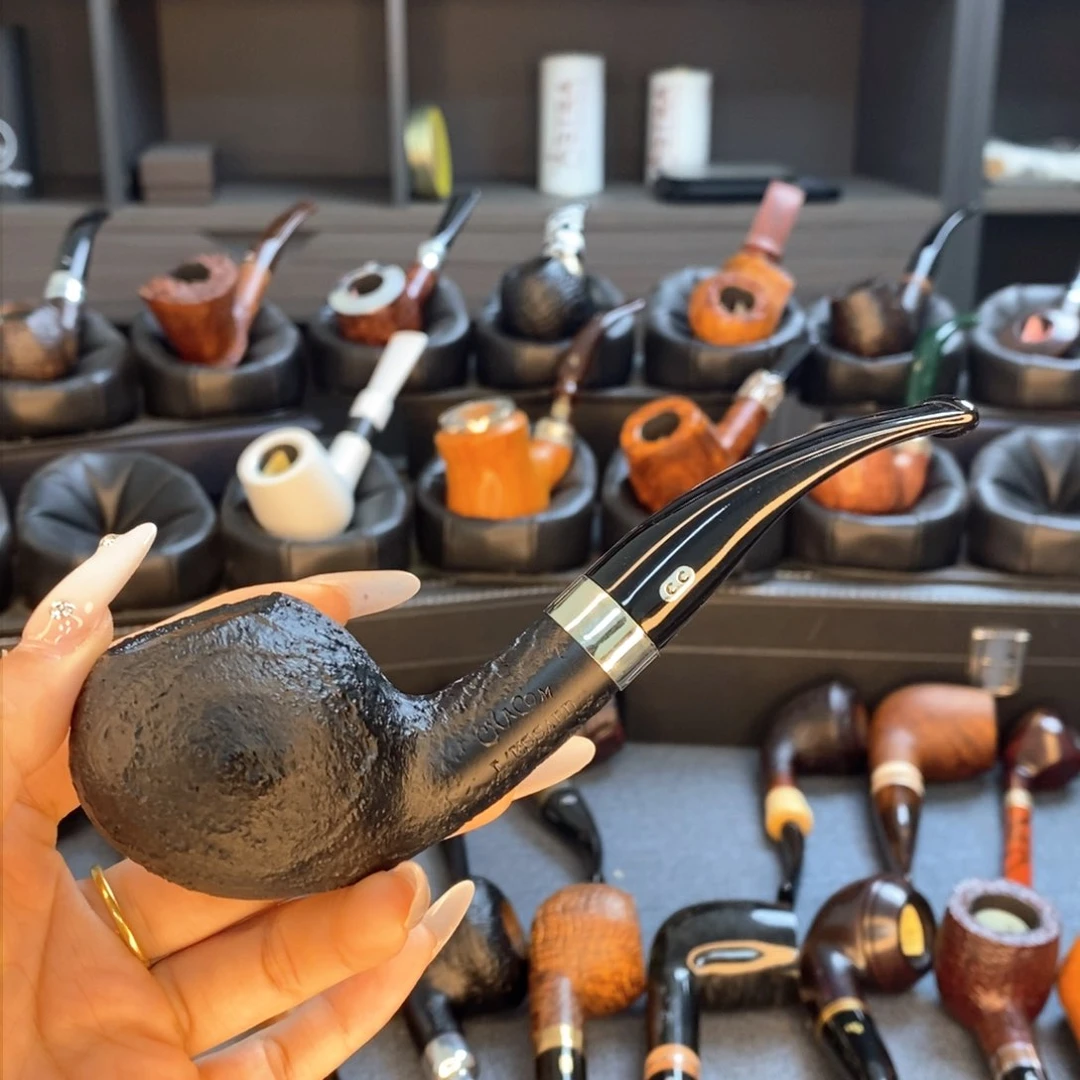 法国cc黑色喷砂弯斗捡漏