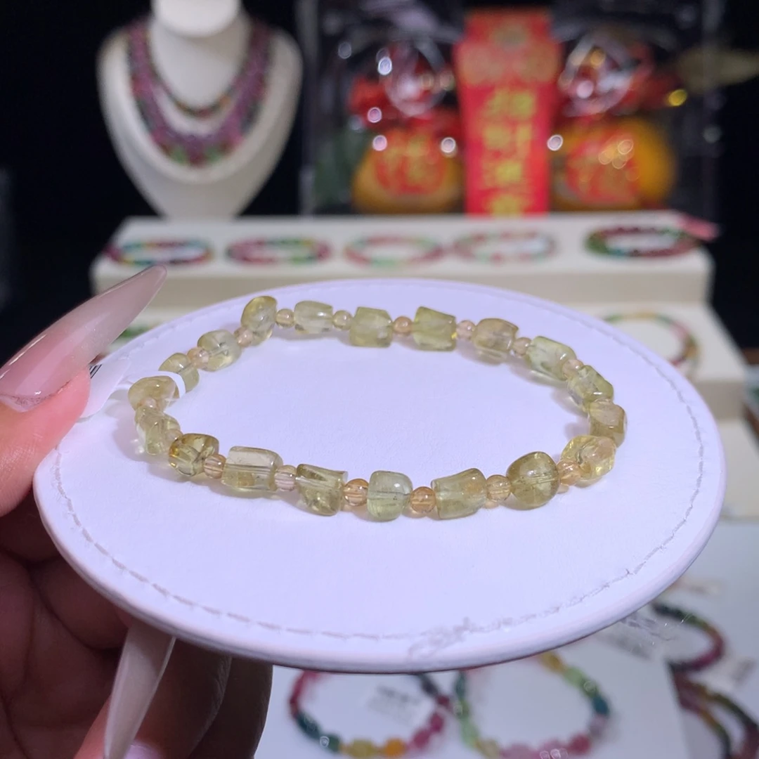 碧玺手链未镶嵌碧玺