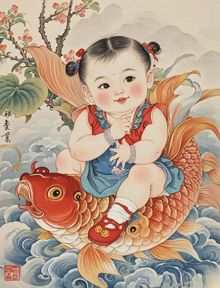 无声诗园年画专用