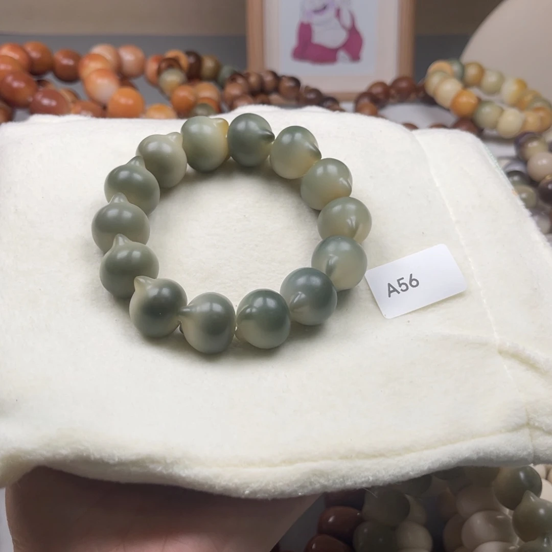 手串菩提根/象牙果从*WA56猫头通货20mm一串