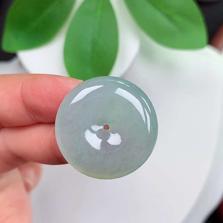 颈饰未镶嵌翡翠平安扣 25x5.7mm