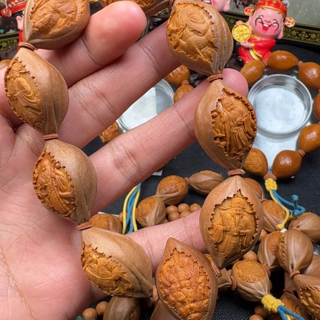 格***好橄榄核手串/手链福禄寿