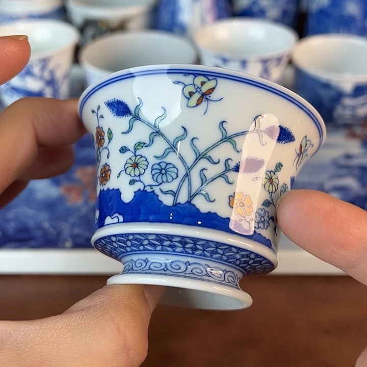 瓷片景德镇全手工手绘陶瓷