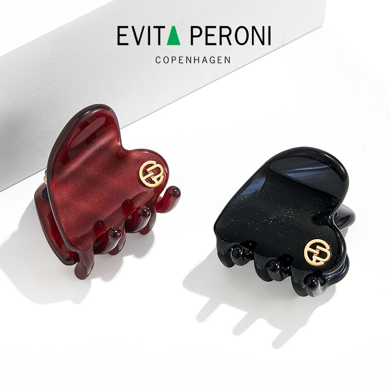 Evita Peroni/依慧达爱心迷你发夹后脑勺发夹刘海夹ZB