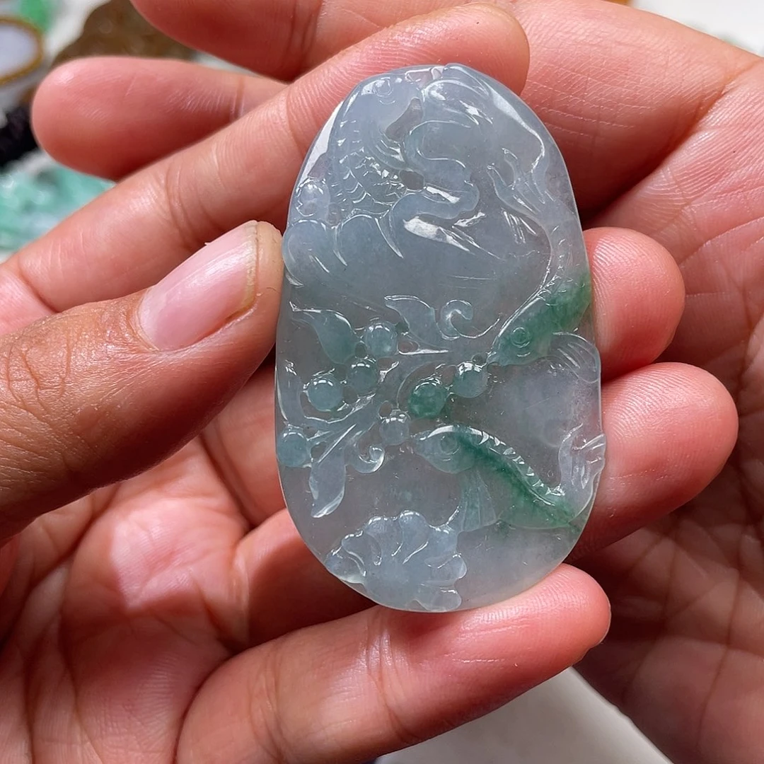 颈饰未镶嵌翡翠翡玉缘翡翠