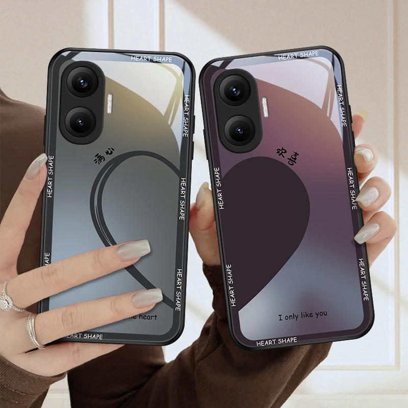 满心欢喜适用红米Turbo4Pro手机壳限量版红米Turbo4玻璃时尚网红