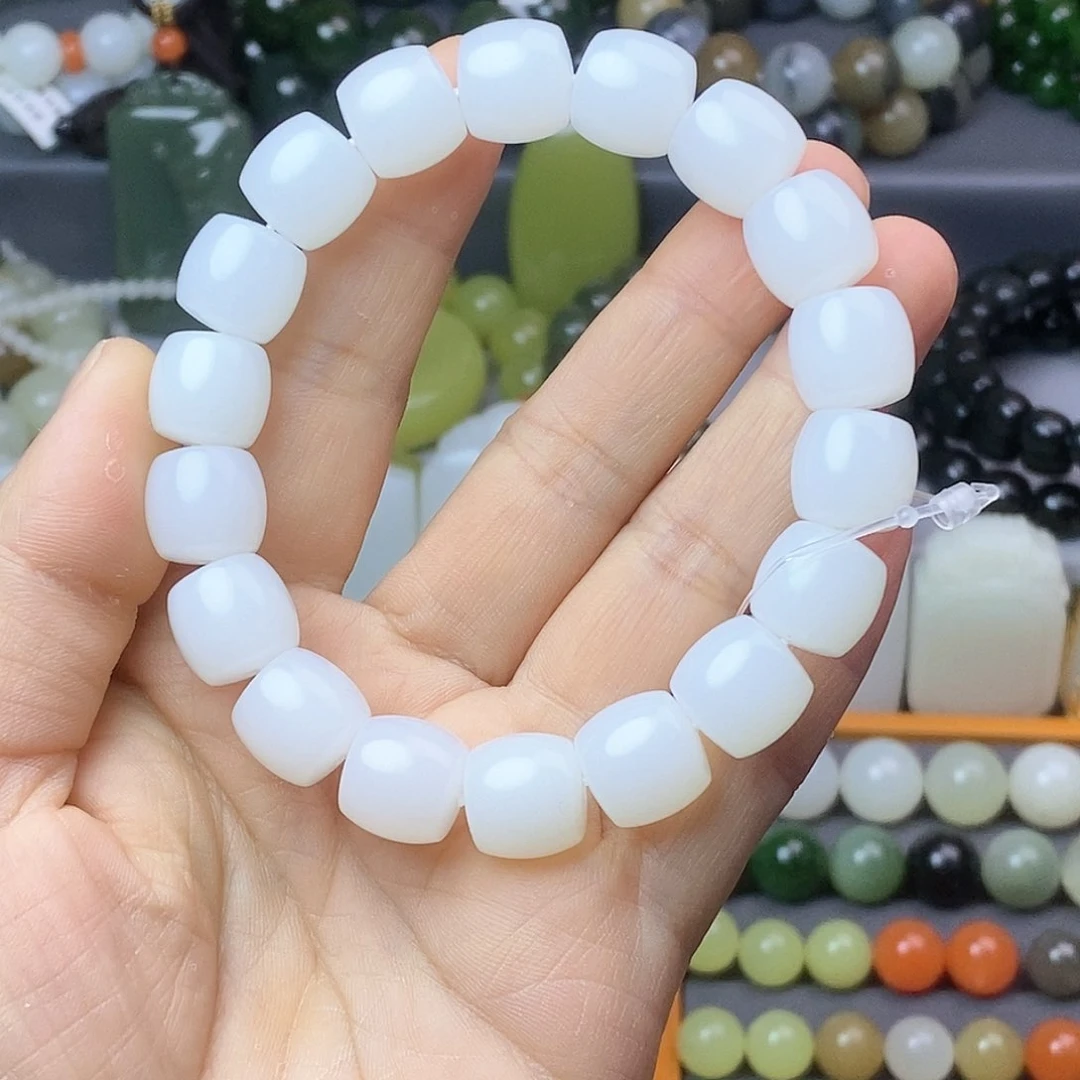 和田玉手串未镶嵌