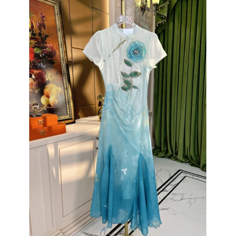 芙娜妮春季新款小众设计假两件连衣裙高级感时尚气质裙子F2511617