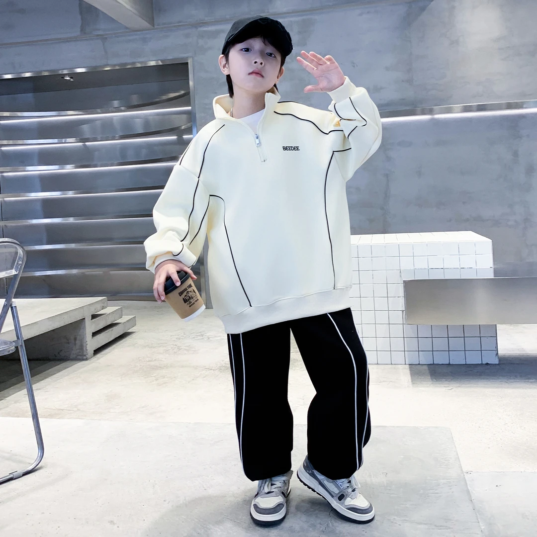 儿童装男童卫衣套装2025新款春秋款大童休闲秋季青少年秋装男孩潮