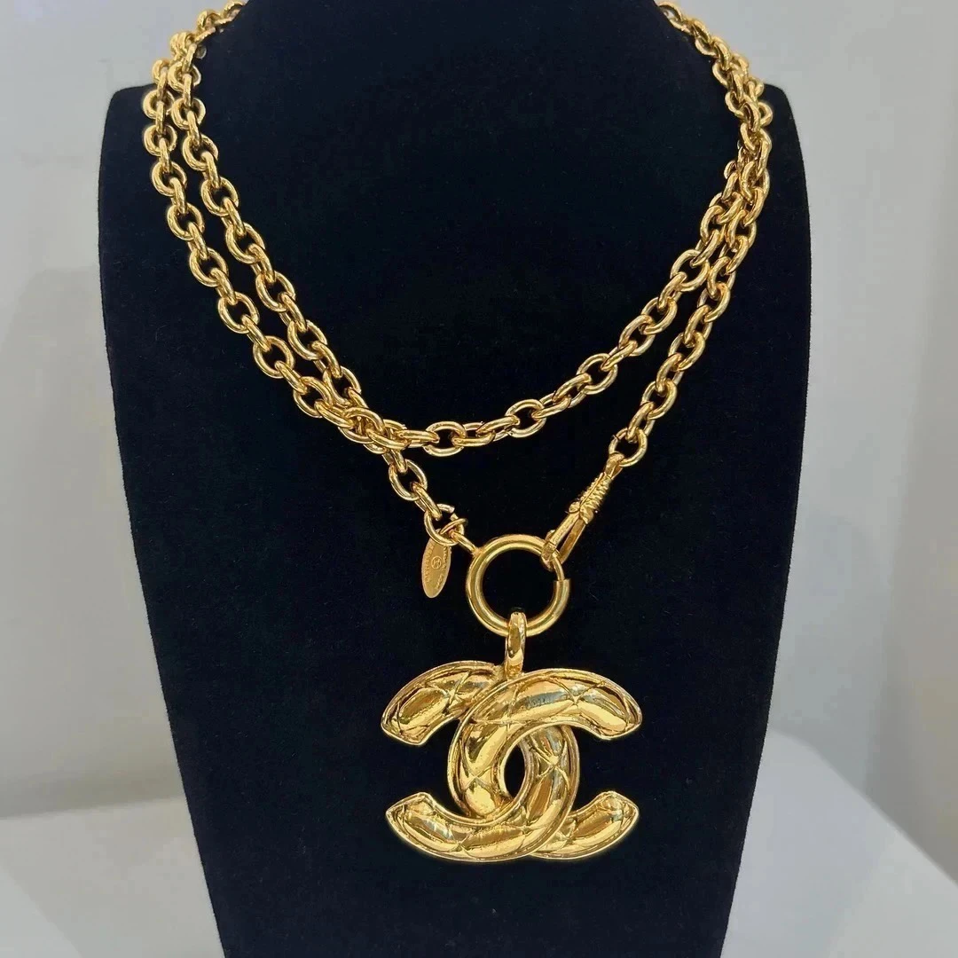95新 Chanel/香奈儿 Chanel vintage香奈儿中古中号小鸟项链