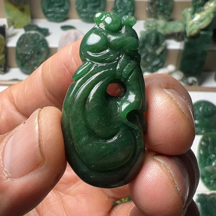 独山玉未镶嵌吊坠(不含链)