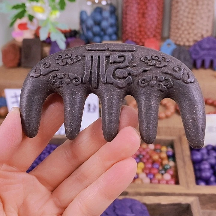 【宫廷乌发按摩梳】非遗天然合香梳微瑕