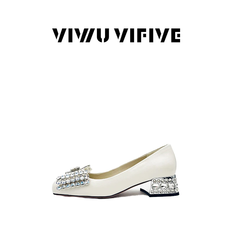 V5 VIWU.VIFIVE「绮梦」25新款欧若风品牌女鞋头层牛皮百搭玛丽珍