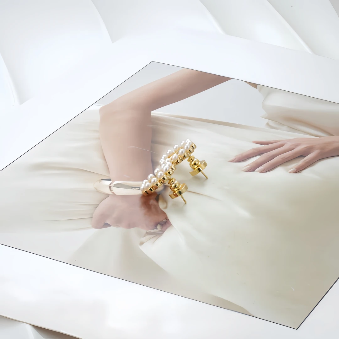 铜合金仿珍珠耳饰 耳环9188