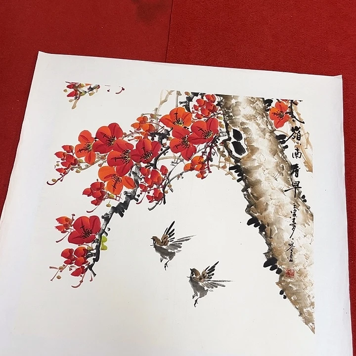 国画手绘小可爱们快点