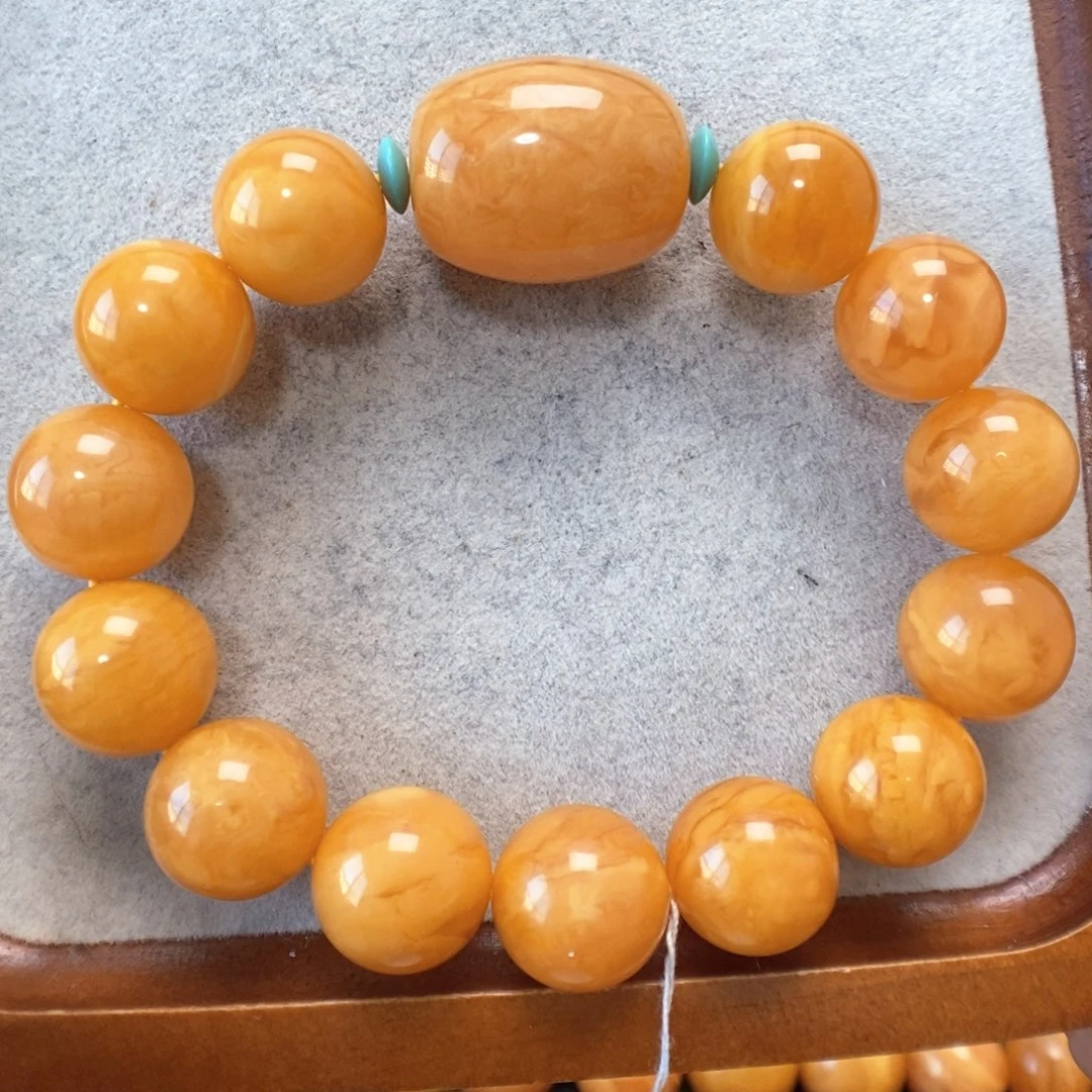 蜜蜡未镶嵌手串蜜蜡