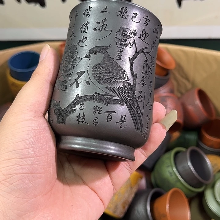 茶杯紫砂全手工紫砂主人杯