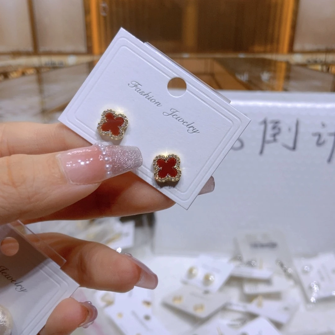 琉璃纯铜合金红四叶草