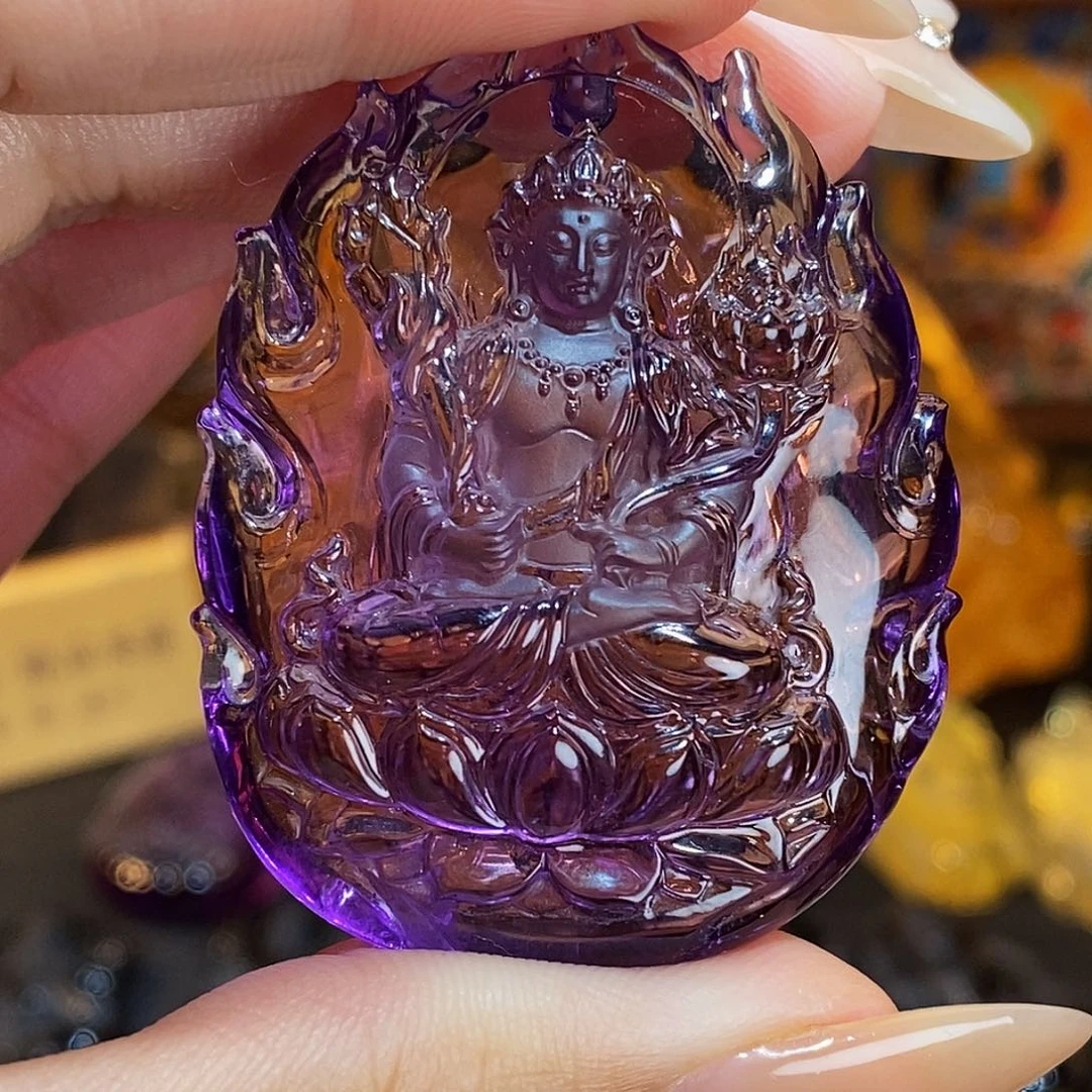 颈饰未镶嵌水晶吊坠