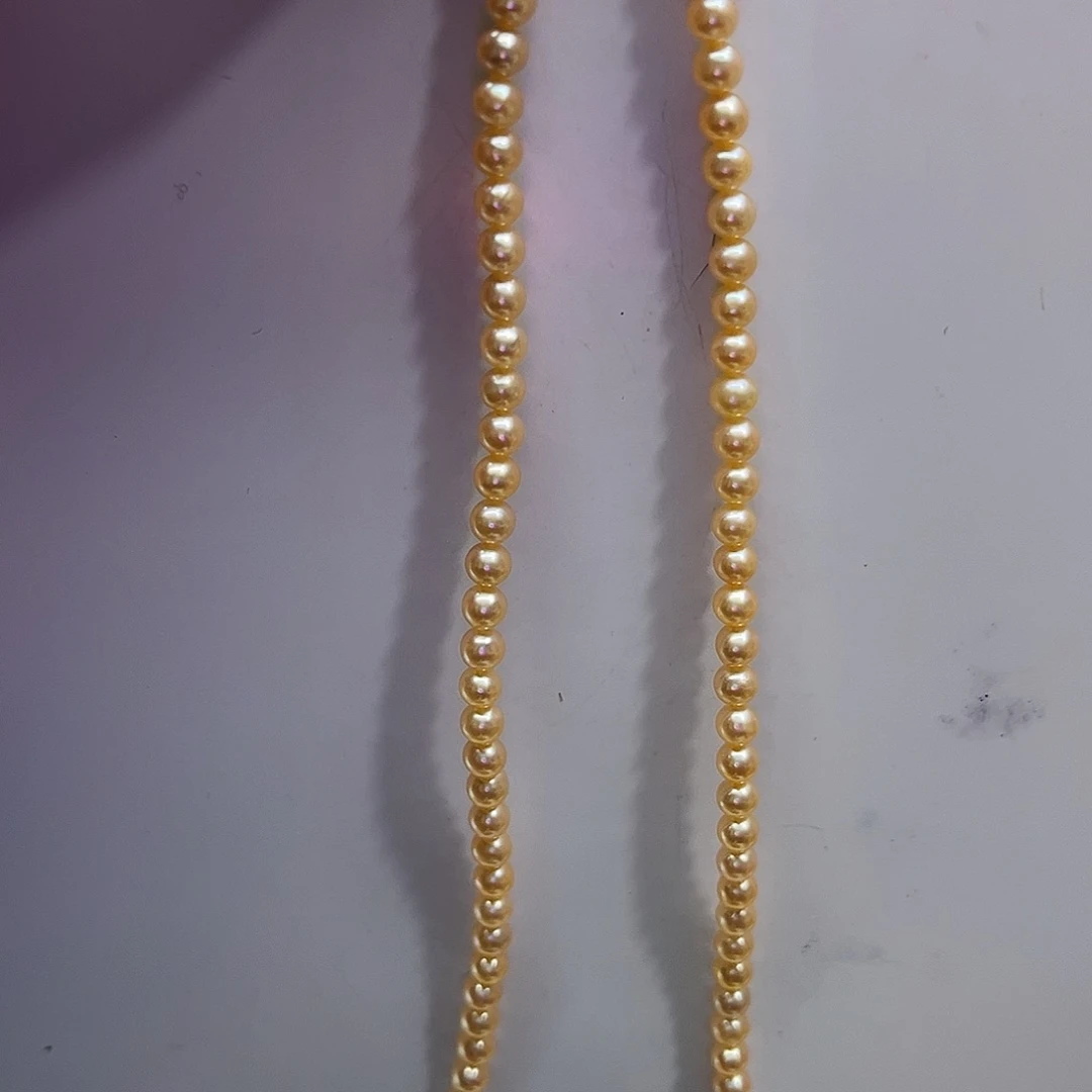 颈饰银S925镶嵌淡水珍珠