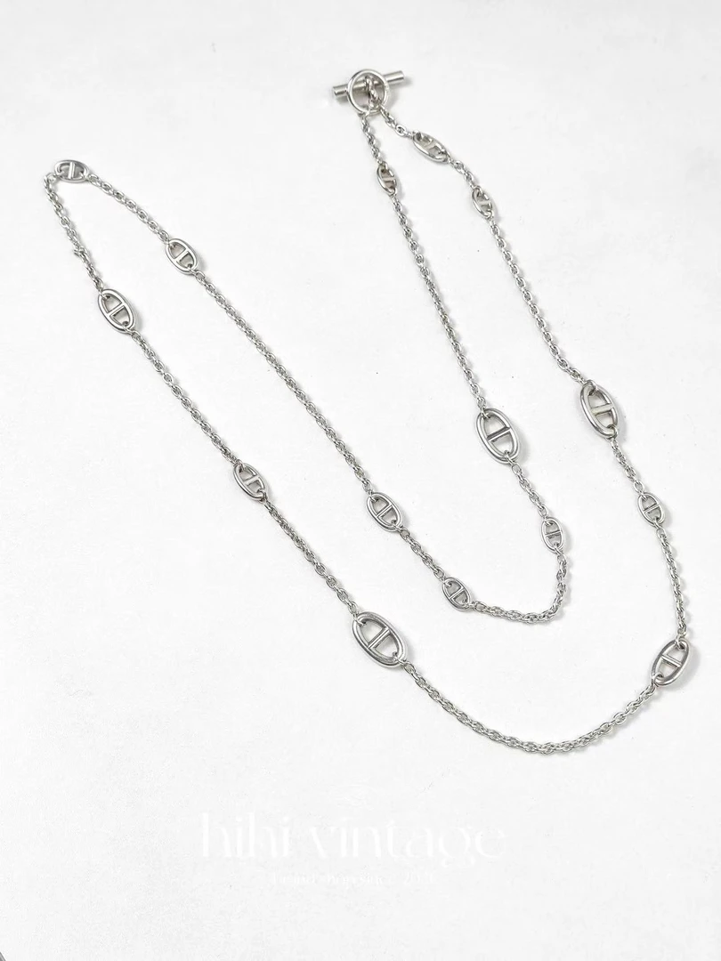 99新 Hermes/爱马仕 Hermes 猪鼻子项链/17727276