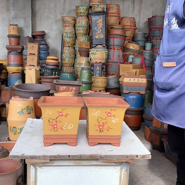 紫砂花盆紫砂花盆