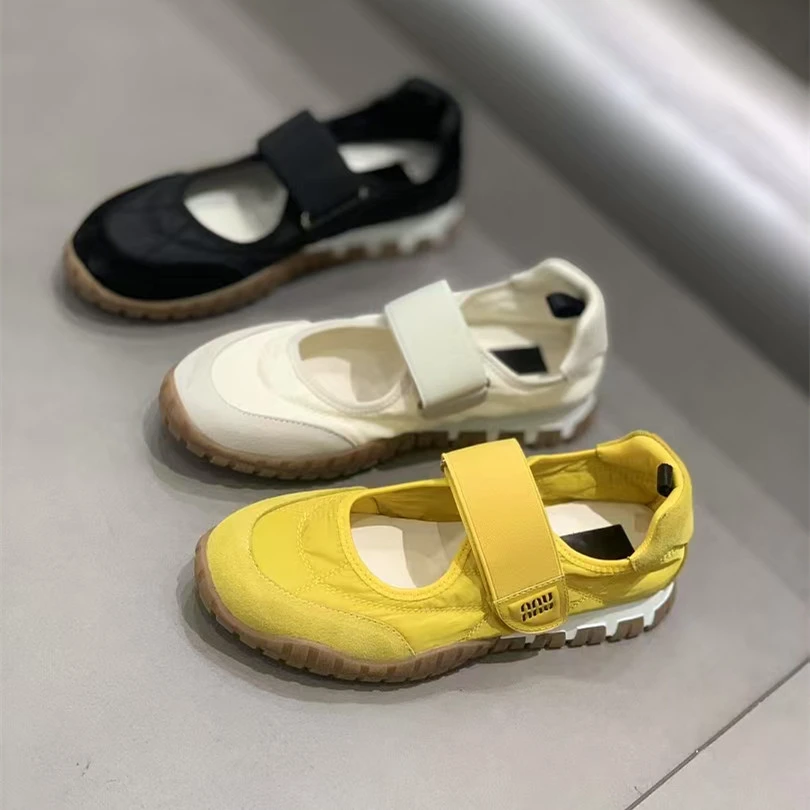 2025春夏新款魔术贴运动鞋时尚休闲鞋女鞋单鞋舒适百搭潮鞋