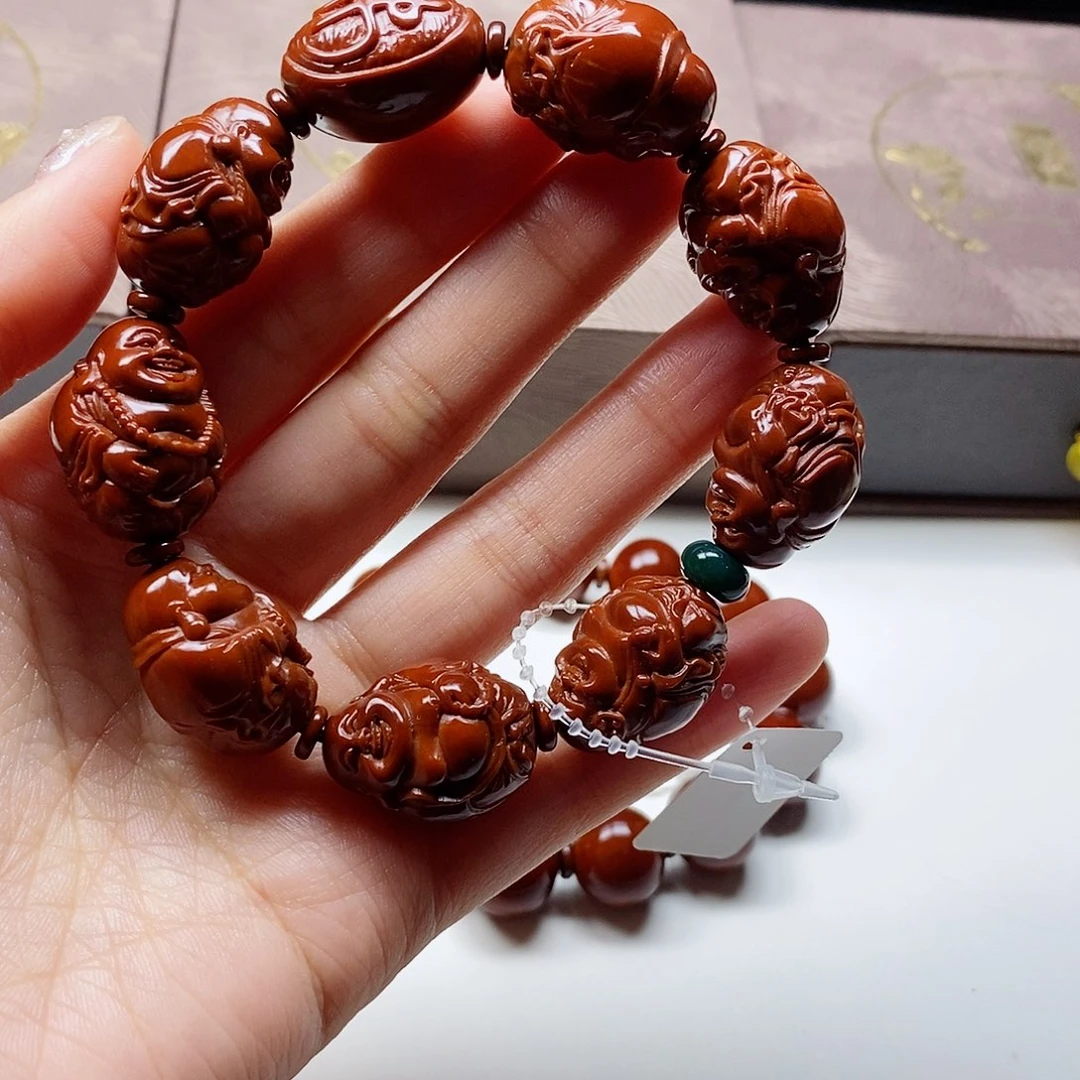 橄榄核吊坠二*的弥勒。。。