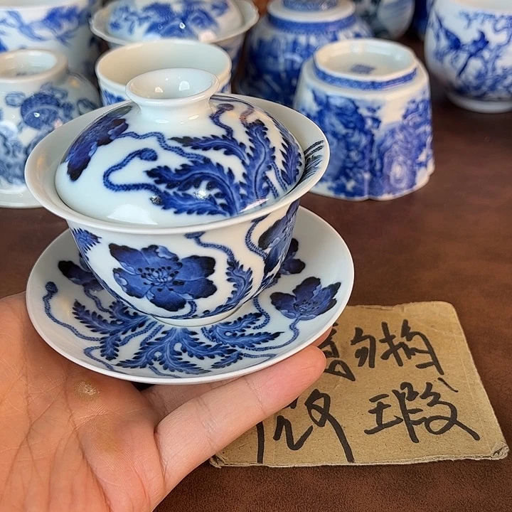 远***乐瓷片景德镇全手工手绘陶瓷