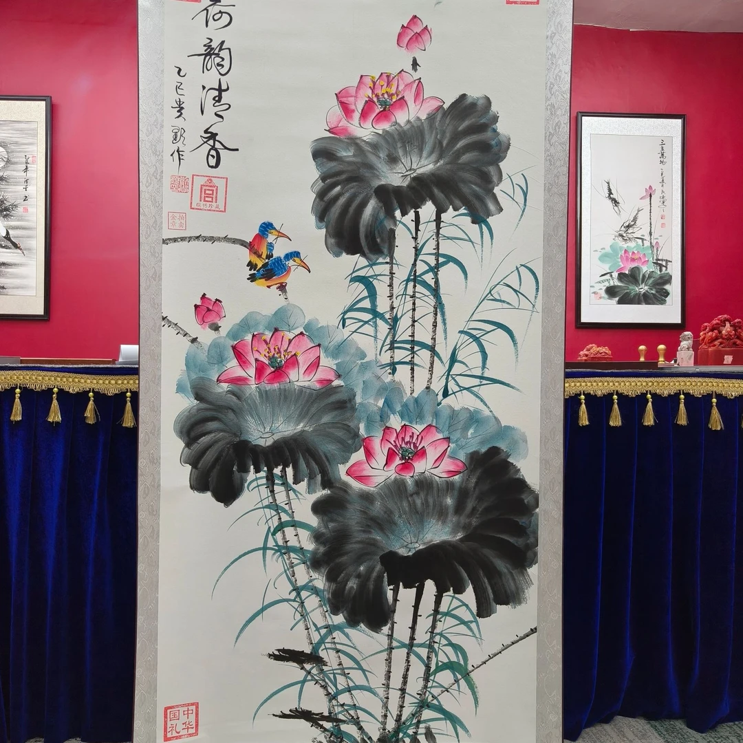 刘贵显巅峰之作-精品《荷韵清香》