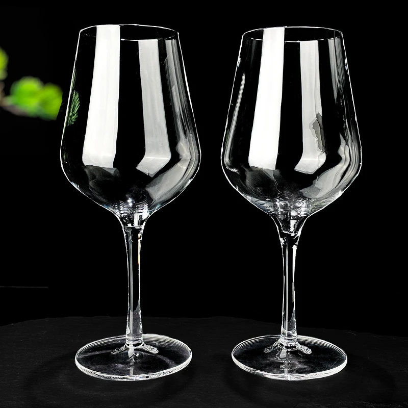 安享生活原矿水晶高脚红酒杯子高档奢华葡萄酒杯水杯酒具家用送礼