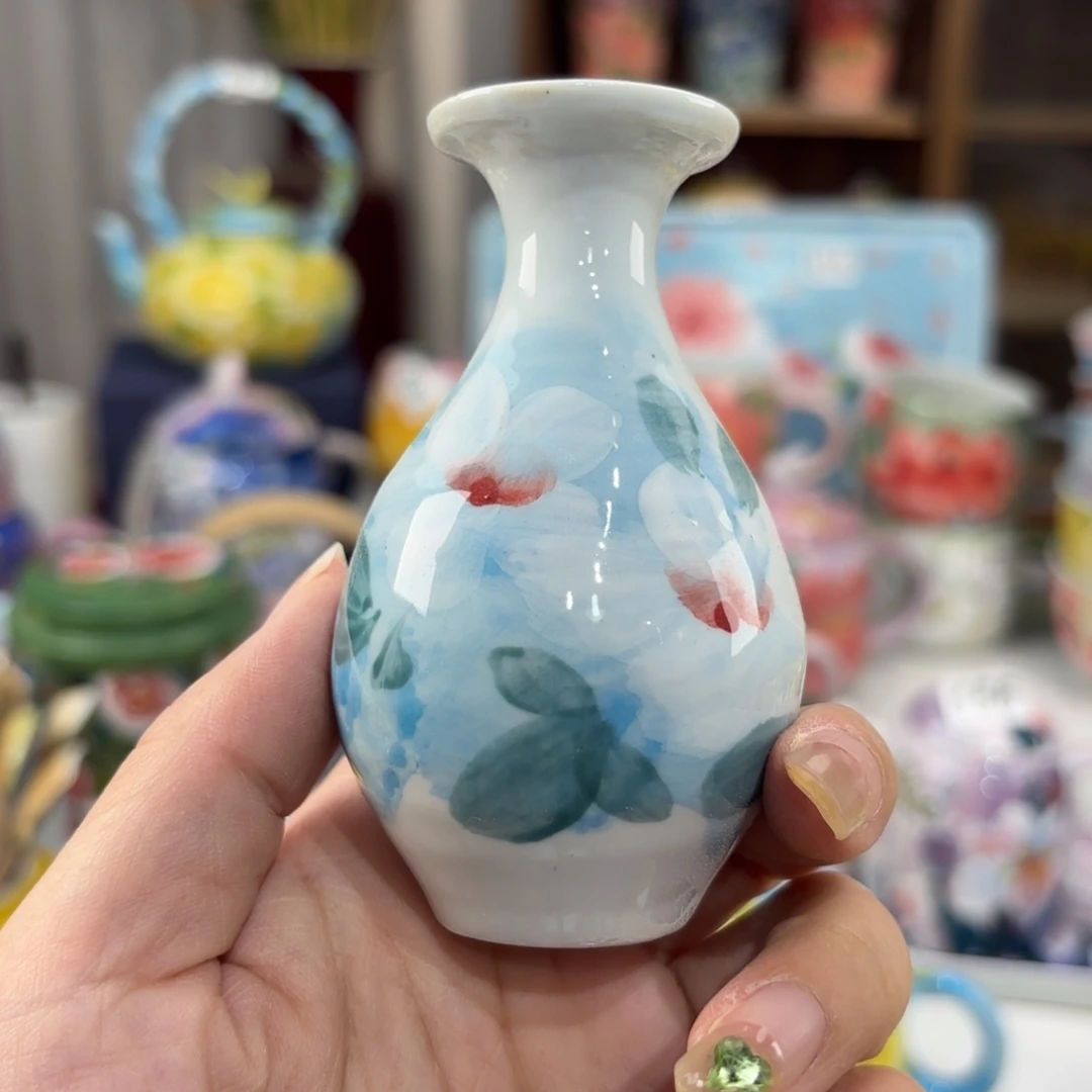景德镇手绘高温釉下彩陶瓷茶具