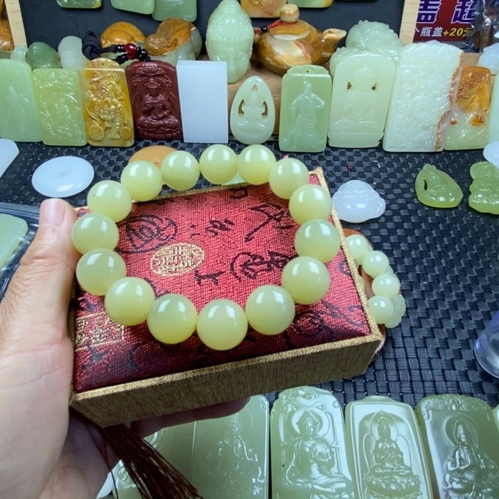 昆仑料男士玉手串