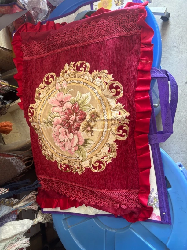 2025伊犁纯种大马士革玫瑰花冠枕头新品