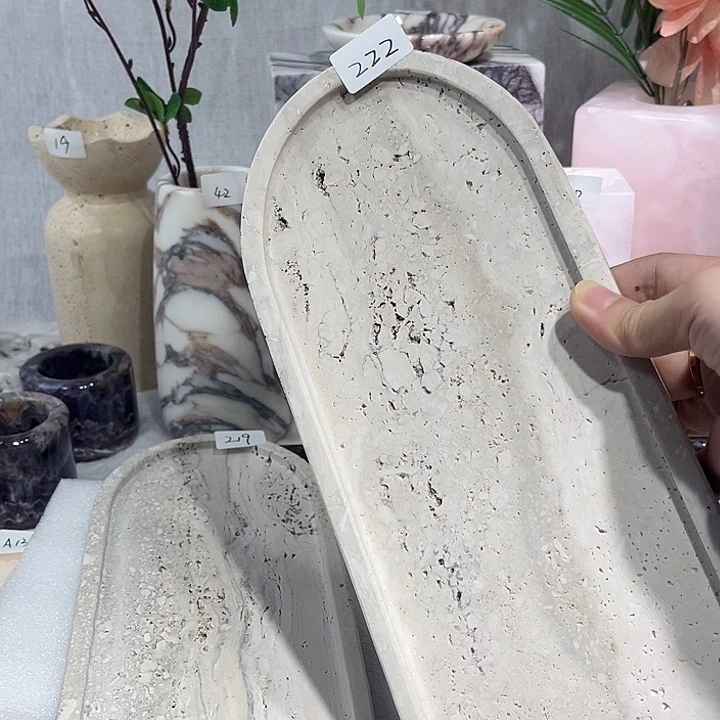 小***琳石材天然大理石奢石洞石托盘222