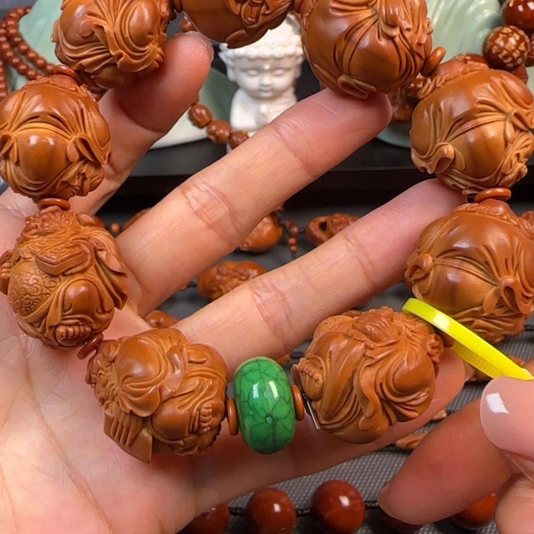 橄榄核手串油核钟馗