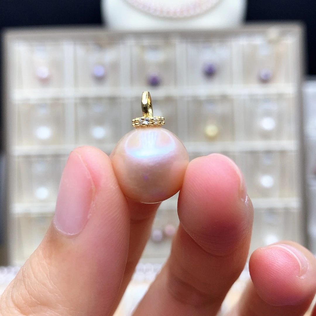 吊坠(不含链)淡水珍珠合金