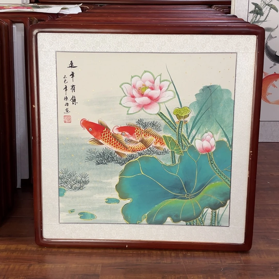 国画带框尺寸63*63厘米