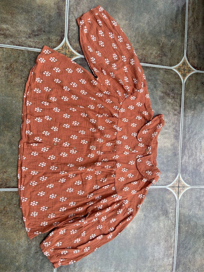 新款婴儿棉炒色娃娃领衬衣大码休闲宽松肥大