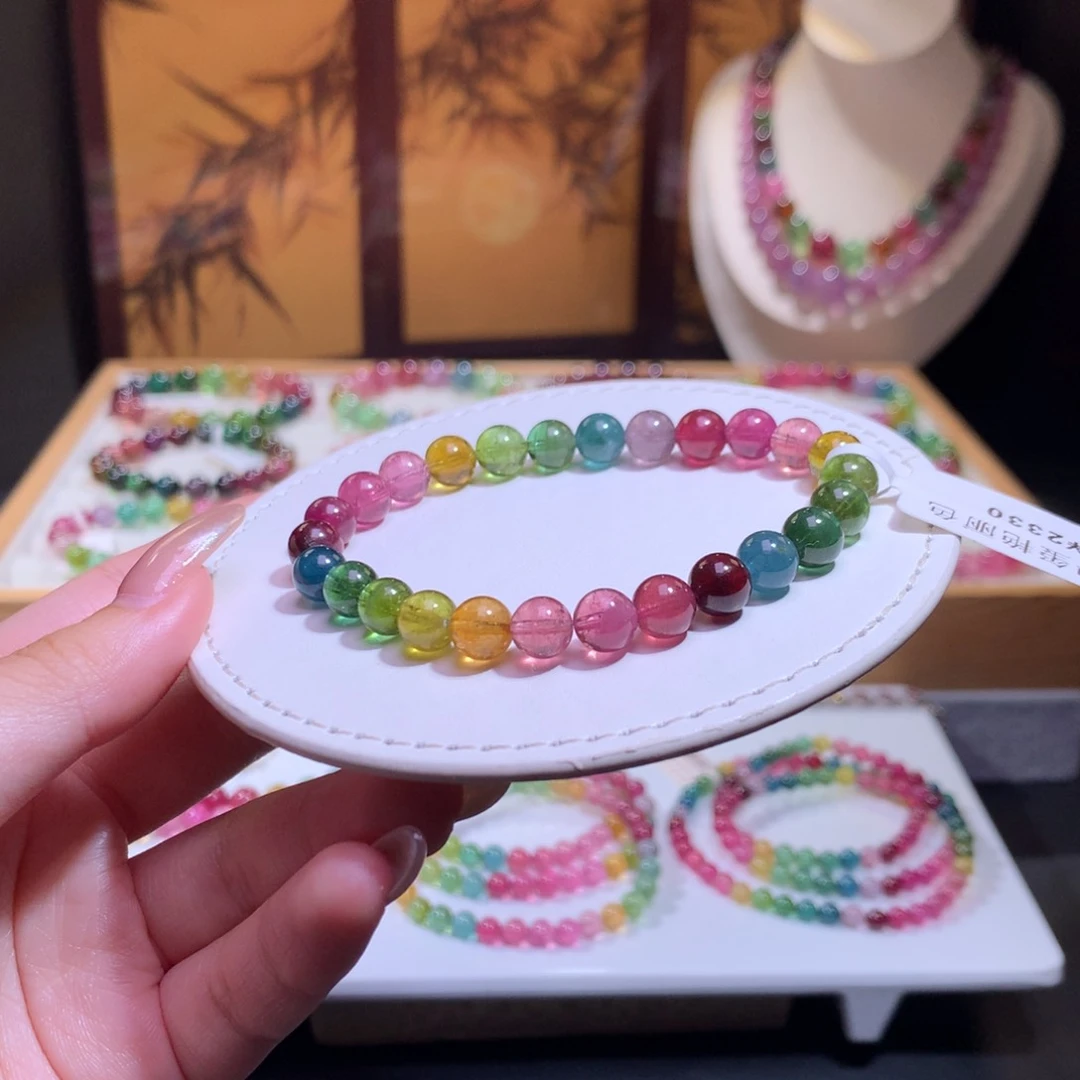 未镶嵌手链碧玺碧玺