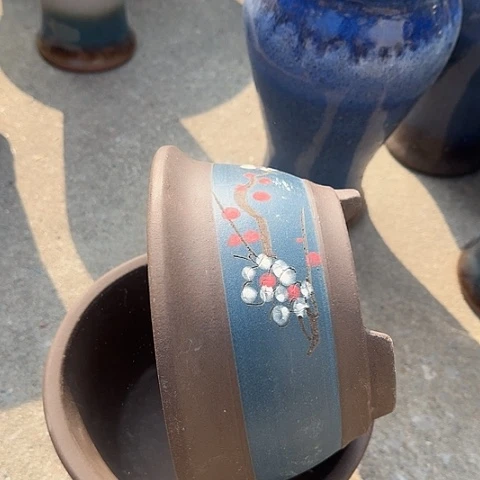 紫砂宜兴紫砂20+20蓝富贵点菜