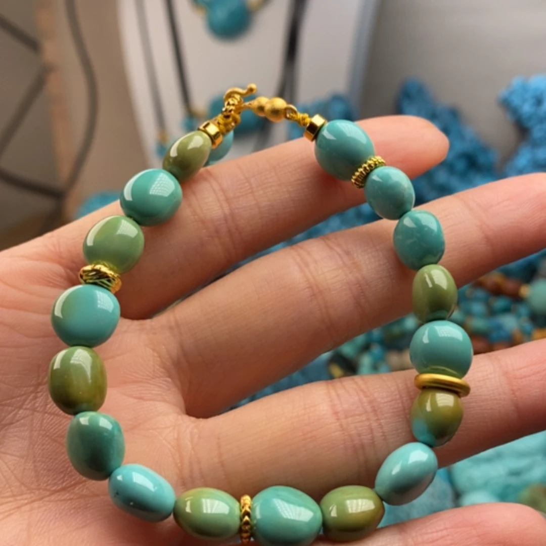 【闪购商品】未镶嵌绿松石珠宝半成品
