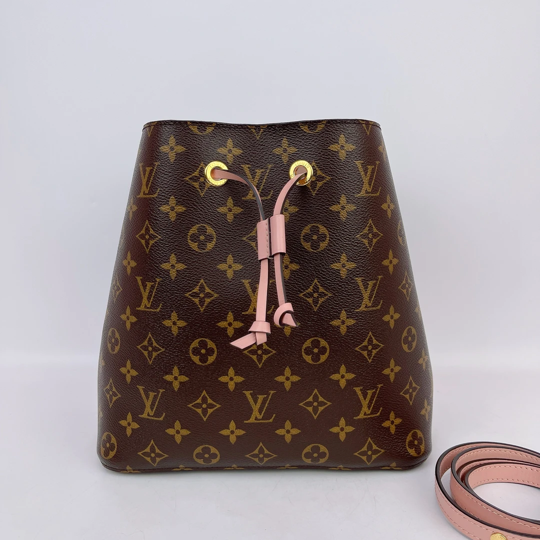 95新 LouisVuitton/路易威登 Lv 老花粉桶底26内标RI0240 H714