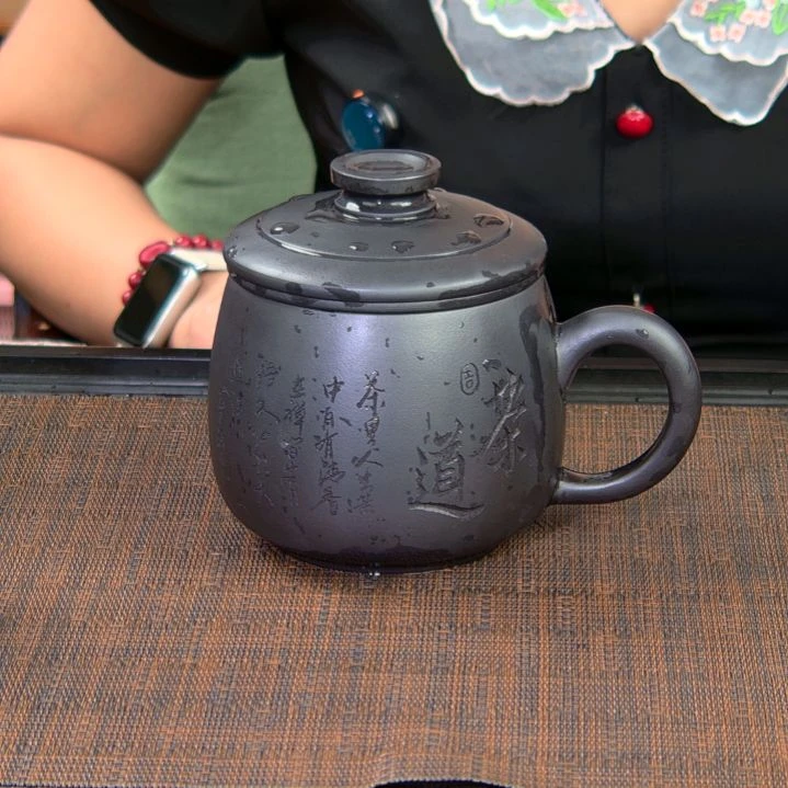 茶杯紫砂高货放漏