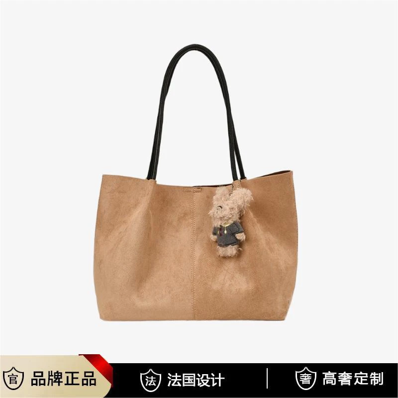 法国设计女包时尚休闲女包通勤复古轻奢单肩包Y8100