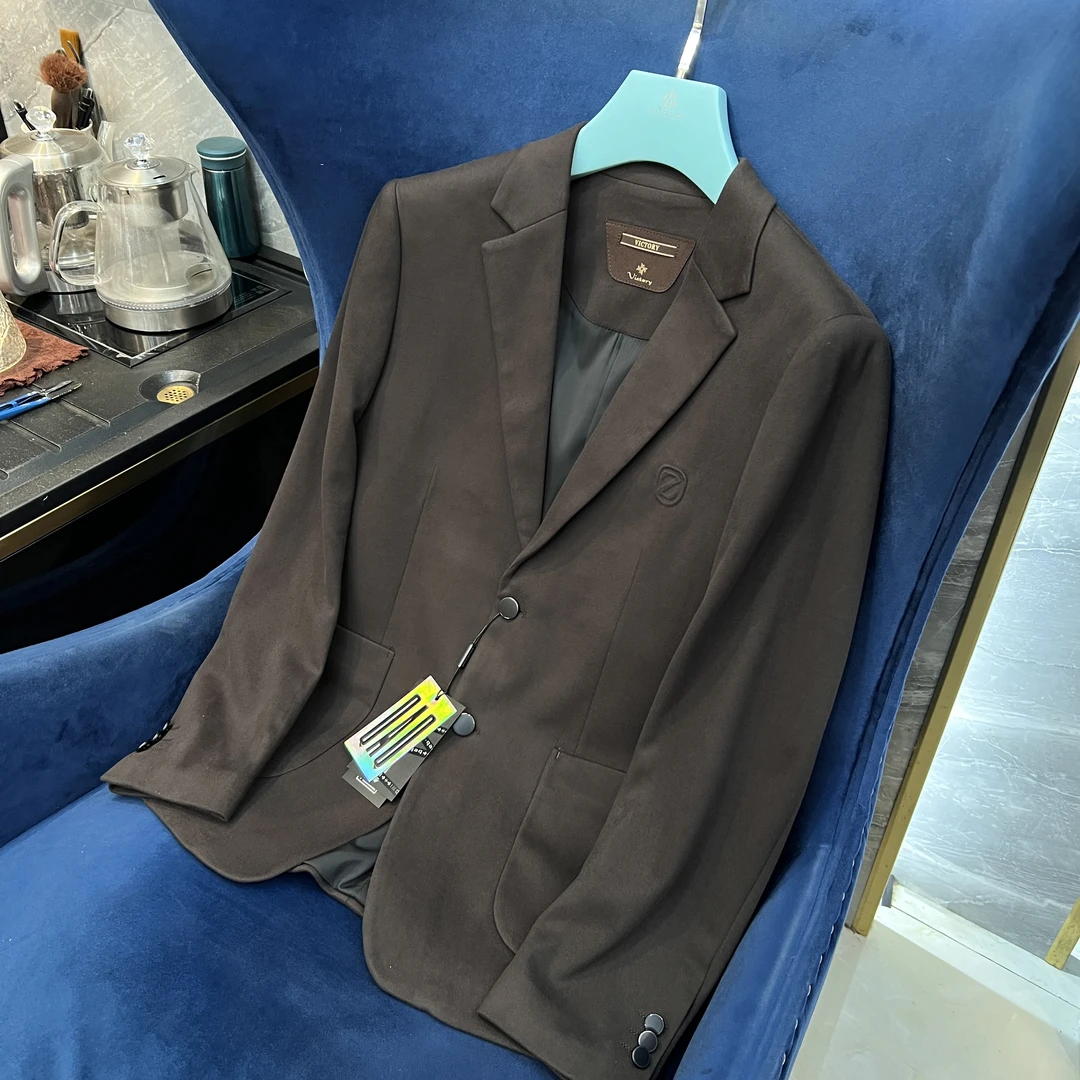 欧品男士春季新款潮流外套时尚高端潮流百搭休闲男外套 2887 咖