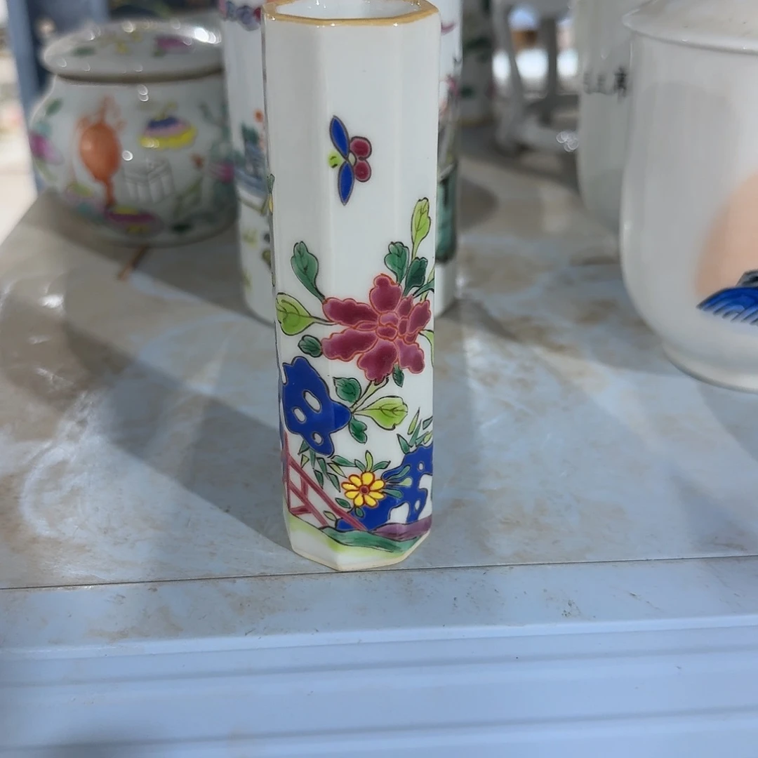 瓷片摆件手绘瓷器全部处理