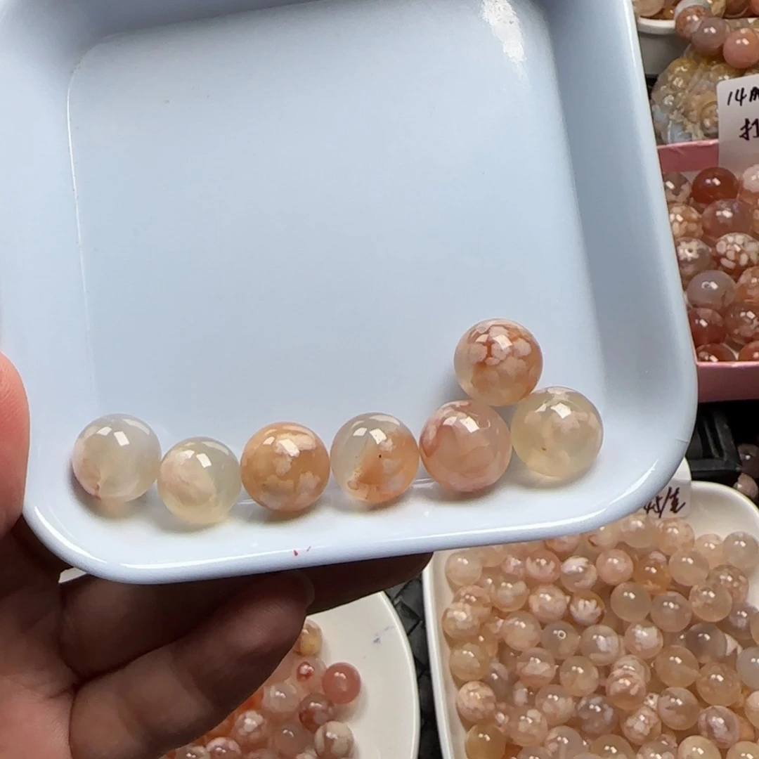 合金玛瑙/玉髓珠宝半成品桃*