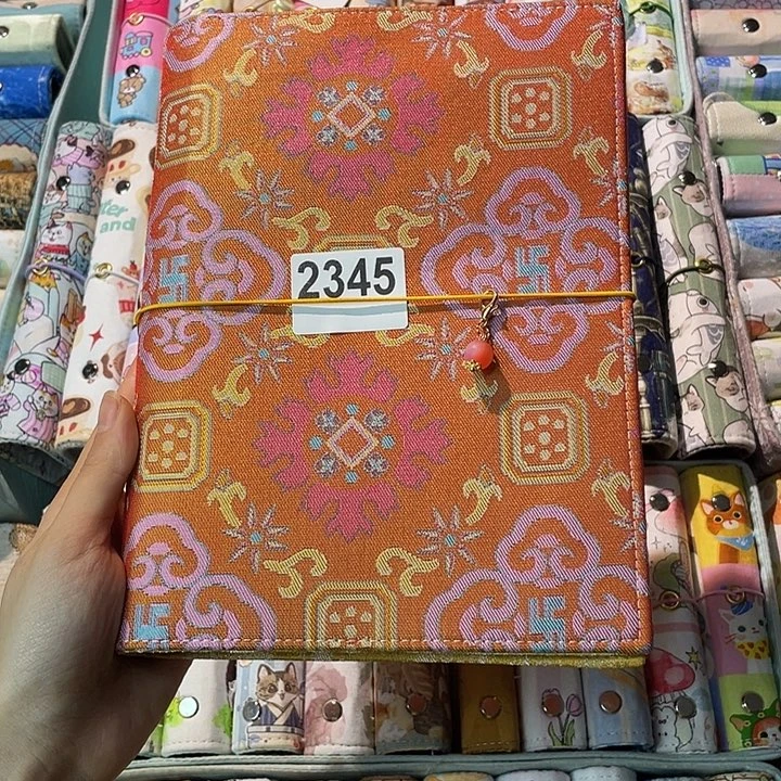 织绣A5活页不加纸2345