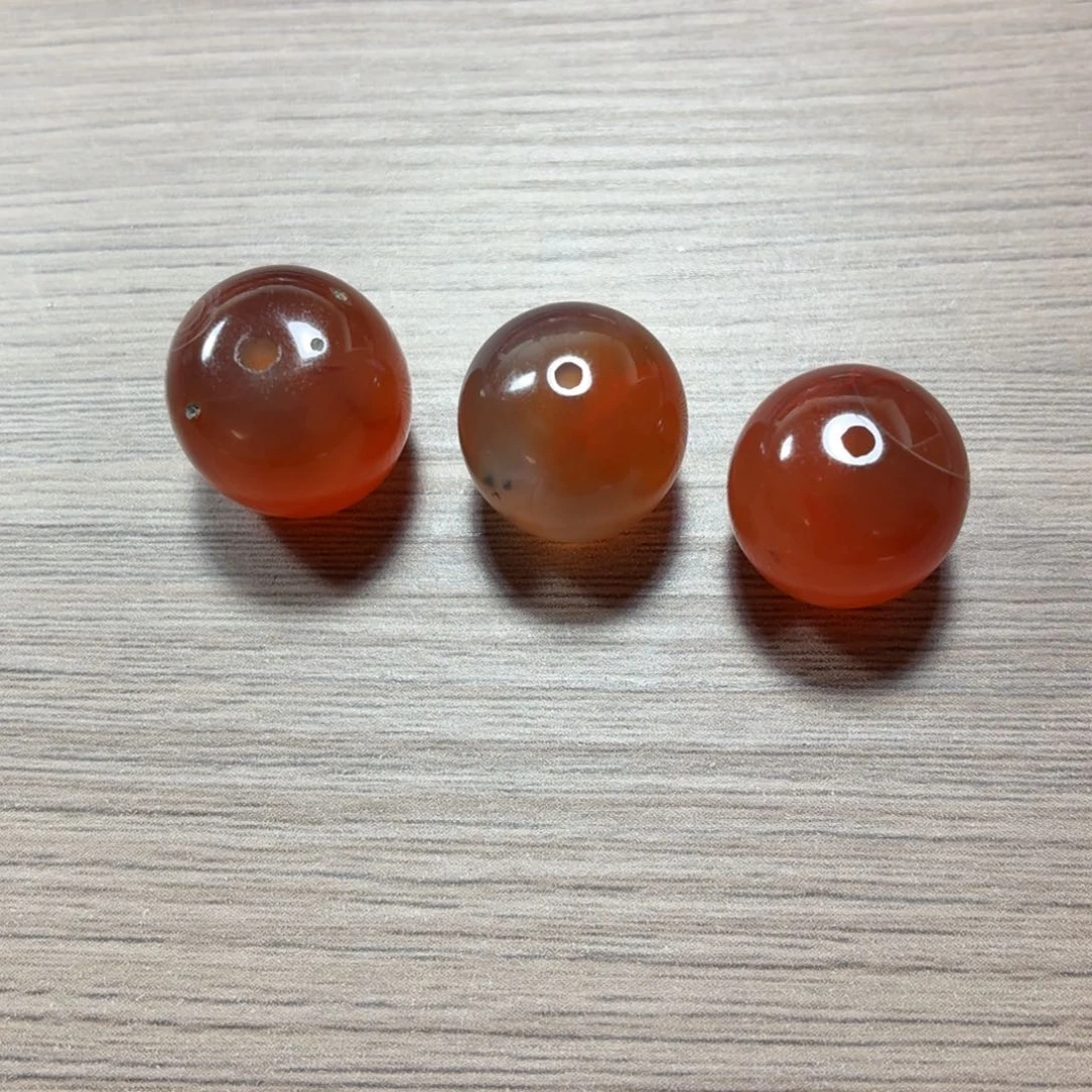 我***南红玛瑙未镶嵌单珠